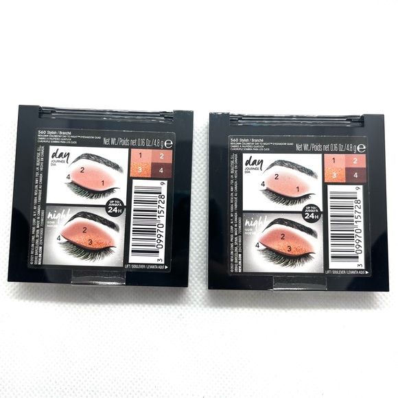 2-Pack Eyeshadow Quad - Revlon Colorstay Day to Night - 560 Stylish - Picture 2 of 5